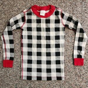 Hanna Andersson buffalo check pajama top 120cm 6-7